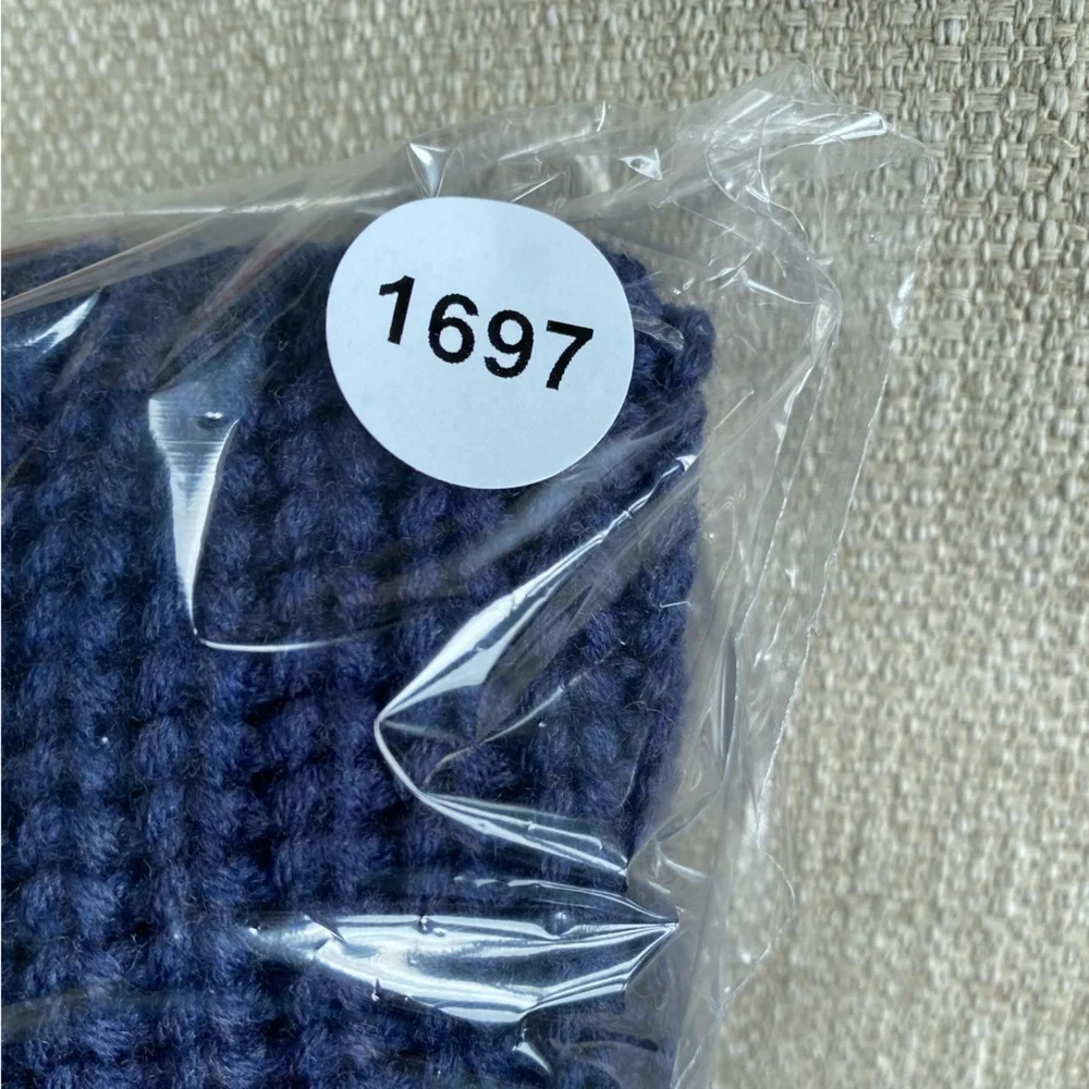 Beretta Sweater Men's Large Navy Blue Merino Wool Schawl Collar Made in Italy